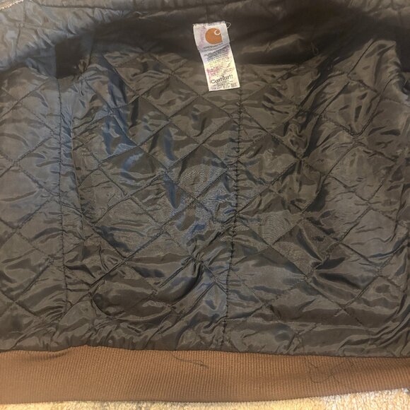 Vintage Youth Large Chocolate Brown Carhartt Jacket - Picture 4 of 10